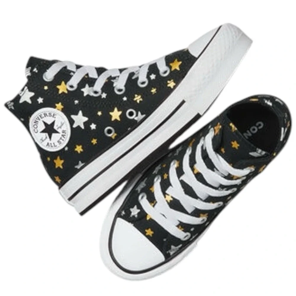 NEW Converse Chuck Taylor All Star Platform Lift Star‎ Print Novelty Sneakers 3